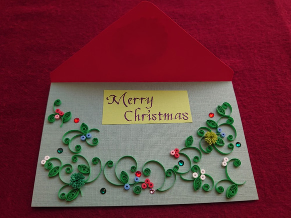 クリスマスカード(リースA) 3枚目の画像