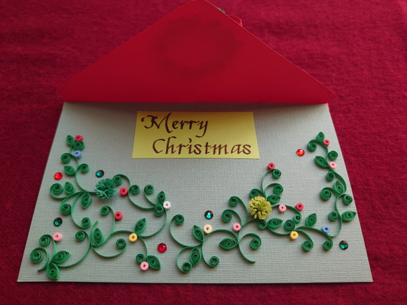 クリスマスカード(リースB) 3枚目の画像