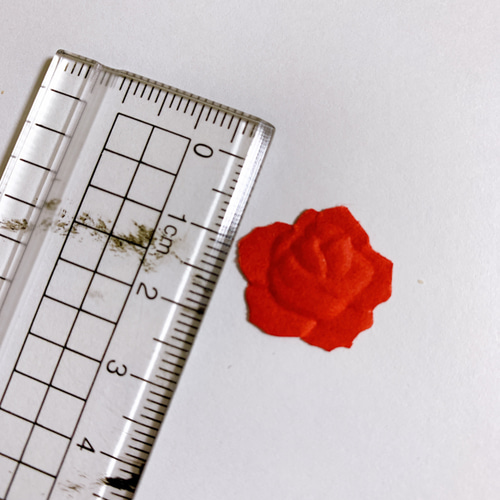 クラフトパンチ バラ(花びらのみ) 100枚 その他素材 Chiroru♡普通郵便
