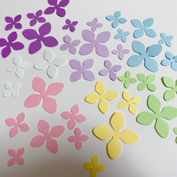 【再販12】　紫陽花の花びら　お好きなカラー　 1枚目の画像
