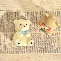 teddy bear candle♡韓国キャンドル 2枚目の画像