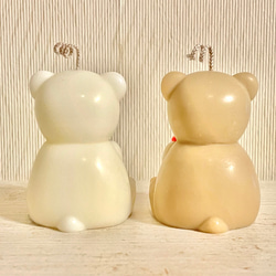 teddy bear candle♡韓国キャンドル 4枚目の画像