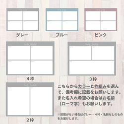 ファミリースケジュール台紙　【 予定管理 に♪】 3枚目の画像