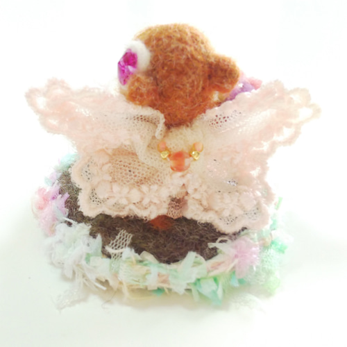カバの妖精～花～ 羊毛フェルト sky-blue 通販 10929686｜Creema