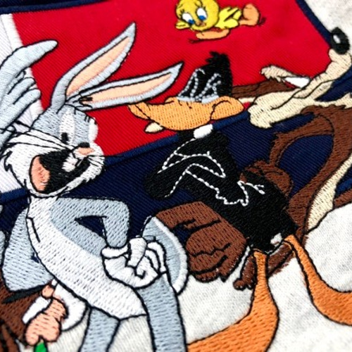 TOMMY JEANS×LOONEY TUNES ロゴ刺繍スウェット スウェット・トレーナー