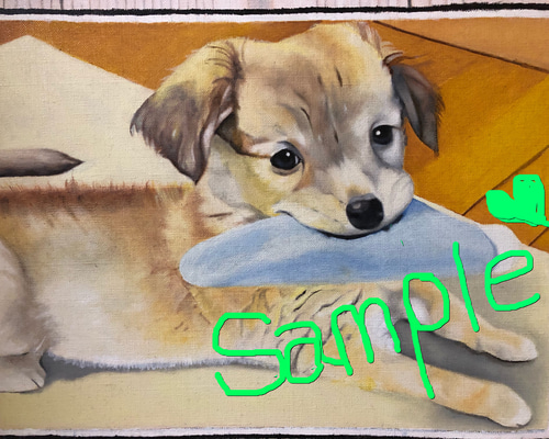 ペットの肖像画 ペットポートレート A4