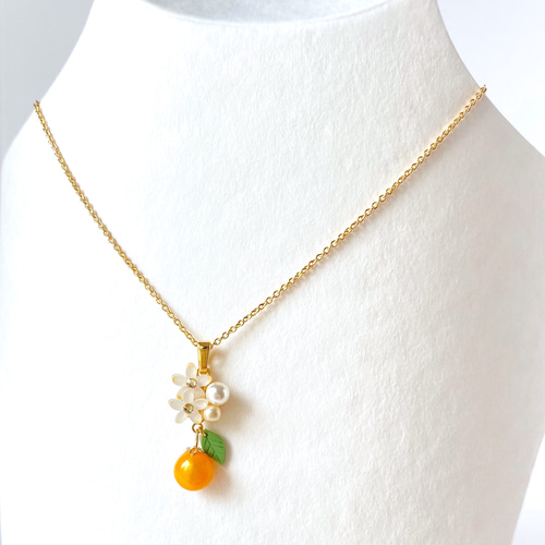 仁尾彫金『プラチナ、みかん玉ネックレス3ピース』ハンドメイド