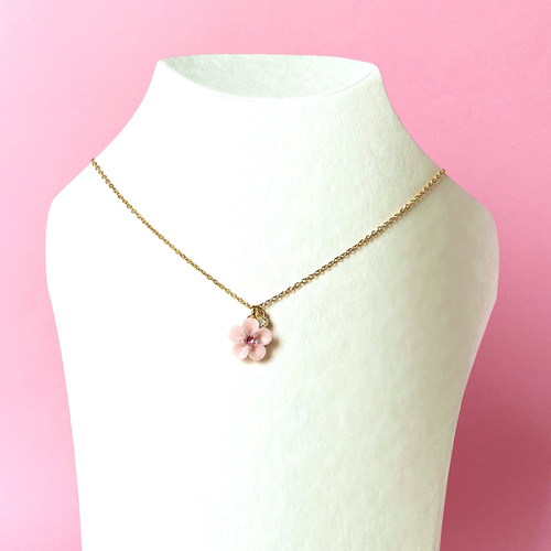 1点限定/現品です》超希少ピンクラリマー枠留めネックレストップ