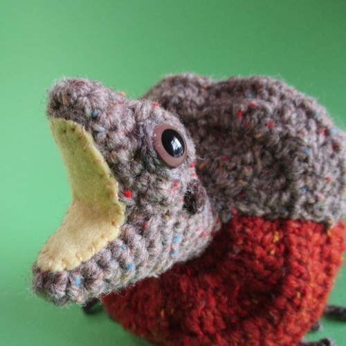 kiitigo*エリマキトカゲ＊爬虫類＊あみぐるみ あみぐるみ kiitigo