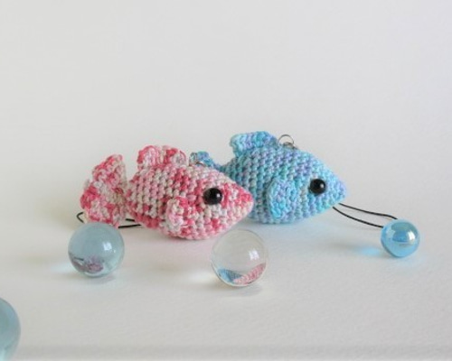 あみぐるみガーランド♡金魚♡イチゴ♡海の生き物♡ひまわり＆スイカ
