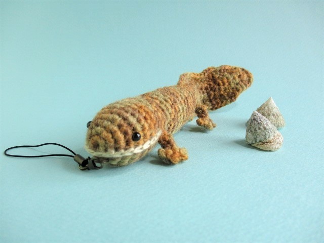 20..レッドミックス　オオサンショウウオのあみぐるみ…キーホルダー