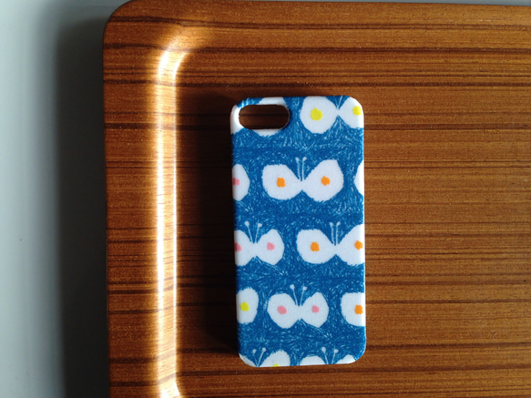 OiO*BL*chou*iphoneｹｰｽ*5/5s*スマホケース*ブルー* 1枚目の画像