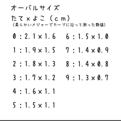 サイズ確認用 ネイルチップ10枚 4枚目の画像