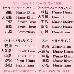 再販♡RUNA♡ピンク系ボタニカルフラワーネイルチップ 2枚目の画像