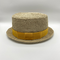 【54パターンから選べる】大人用セミオーダー　カンカン帽子　麦わら帽子 2枚目の画像