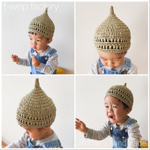 newカラー6色•軽くて丈夫』子供用セミオーダーどんぐり帽子 帽子  