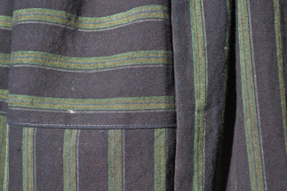 着物リメイク　木綿ギャザースカート　Ｊ-15 4枚目の画像