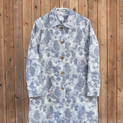 camouflage jacquard bansyuori coat 　迷彩ジャガードコート 4枚目の画像