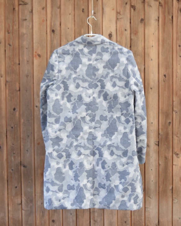 camouflage jacquard bansyuori coat 　迷彩ジャガードコート 5枚目の画像
