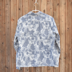 camouflage jacquard bansyuori ladies shirt　迷彩ジャガードシャツ 5枚目の画像