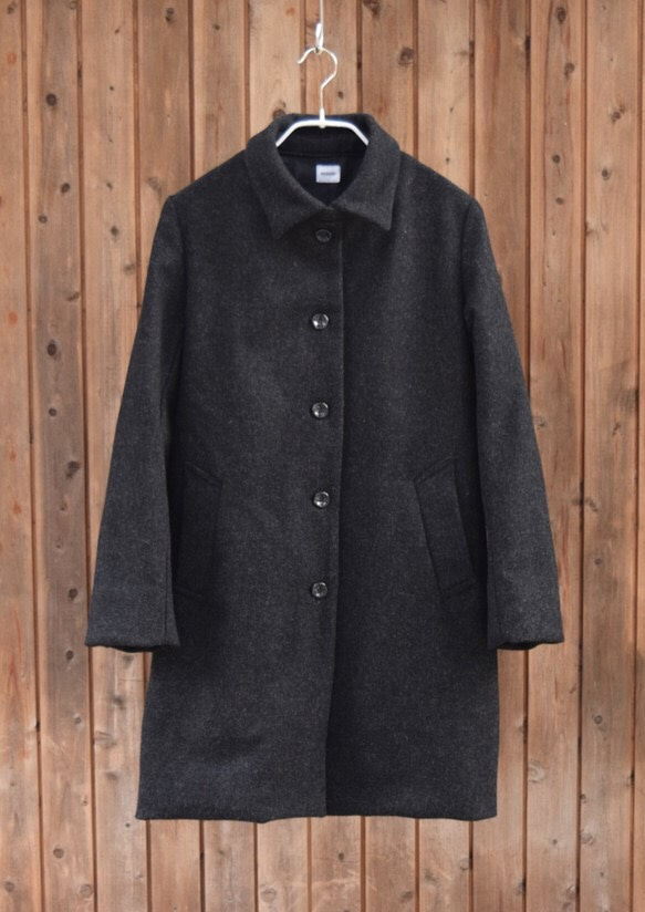 SALE. unisex wool melton coat 3枚目の画像