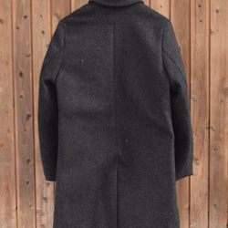 SALE. unisex wool melton coat 4枚目の画像