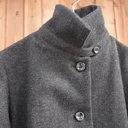 SALE. unisex wool melton coat 5枚目の画像