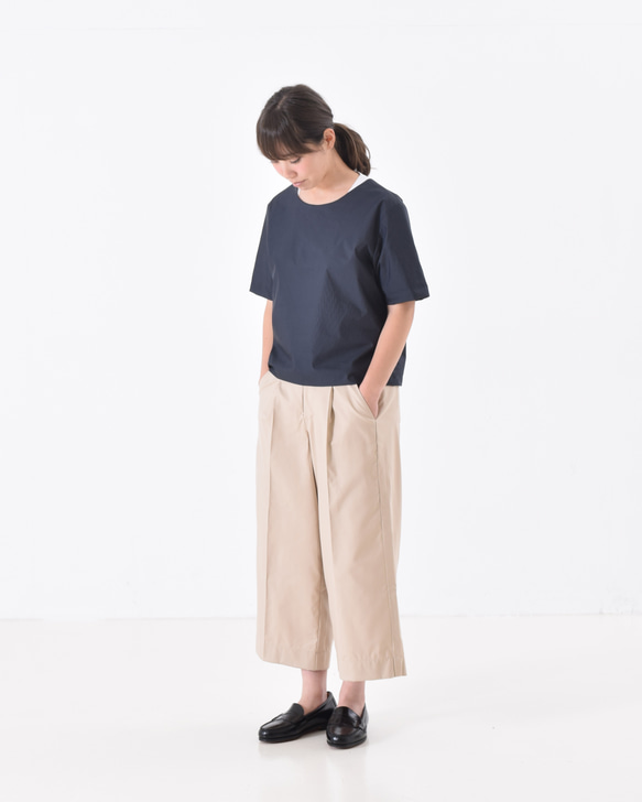 half sleeve cotton/nylon shirt　半袖シャツ 1枚目の画像