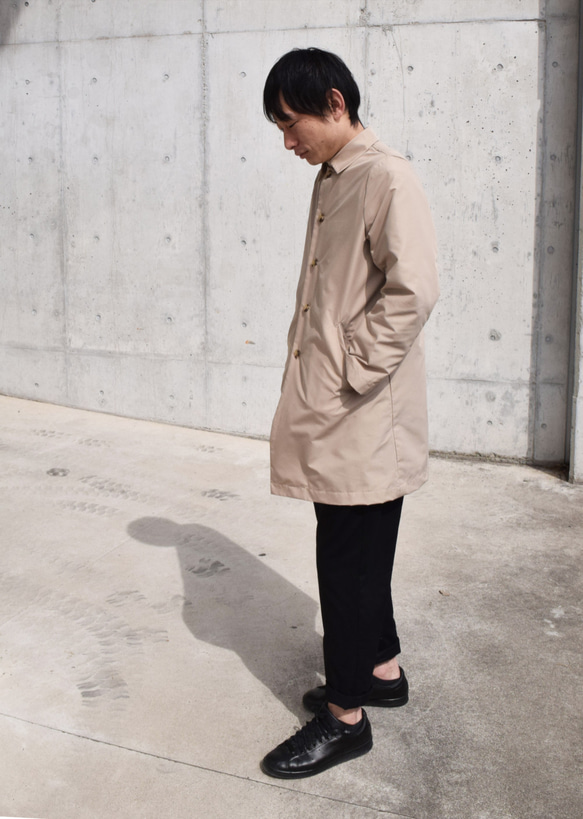 unisex coat  スプリングコート 2枚目の画像