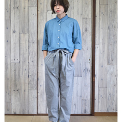 bansyuori  cotton/linen wide shirt コットン/リネン　ワイドシャツ 1枚目の画像