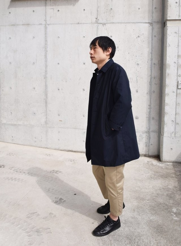 SALE!!!unisex coat~otokomae coat~フラップ付 2枚目の画像