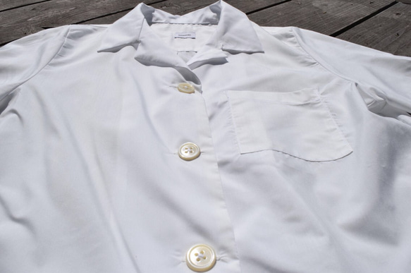 1枚限定　播州織　bansyuori cotton 　リラックス　リゾートワイドシャツ 2枚目の画像