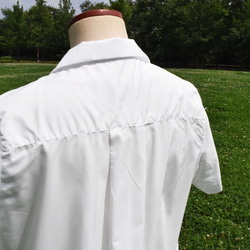 1枚限定　播州織　bansyuori cotton 　リラックス　リゾートワイドシャツ 5枚目の画像