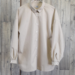 SALE bansyuori  wide shirt 　テンセル　ワイドシャツ 4枚目の画像