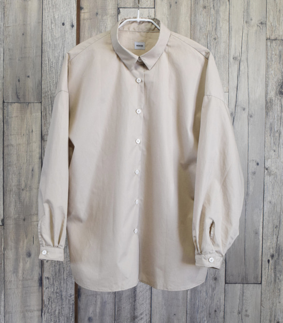 SALE bansyuori  wide shirt 　テンセル　ワイドシャツ 4枚目の画像