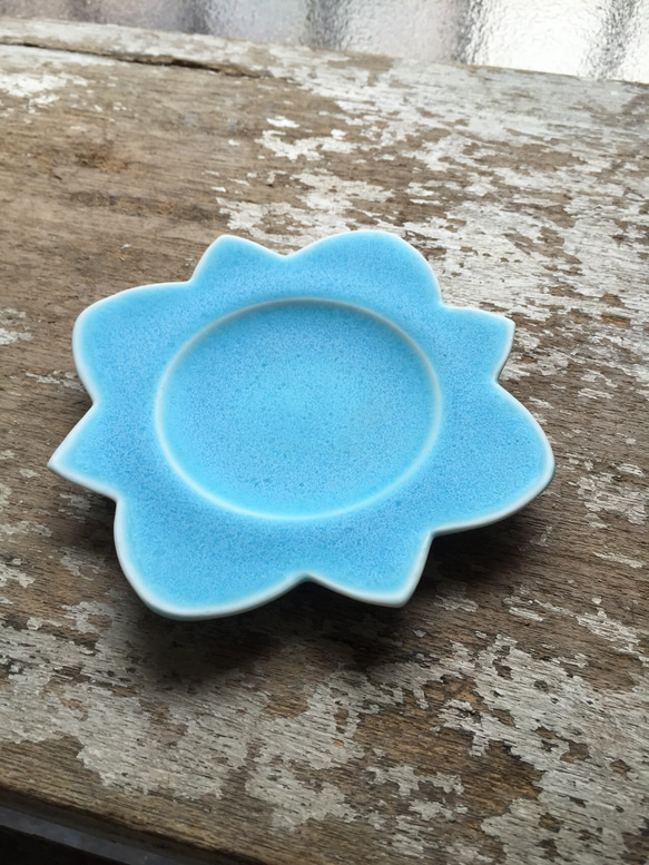 ブルーのお皿 1枚目の画像