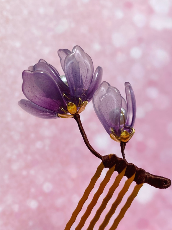 紫木蓮のヘアコーム 2枚目の画像