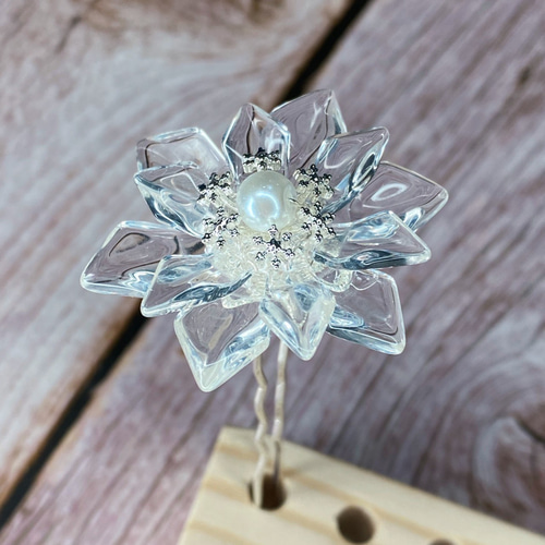 雪の結晶❄かんざし&Uピン 雪の結晶のかんざし Uピン簪 かんざし メノ工房 通販 13092407