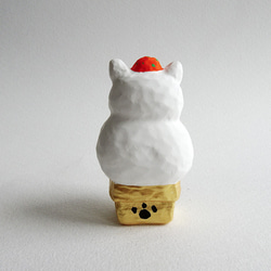 レジン　鏡餅ねこ　見本 2枚目の画像