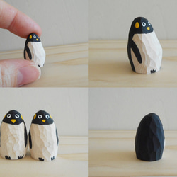 木彫り　子供ペンギン31 2枚目の画像