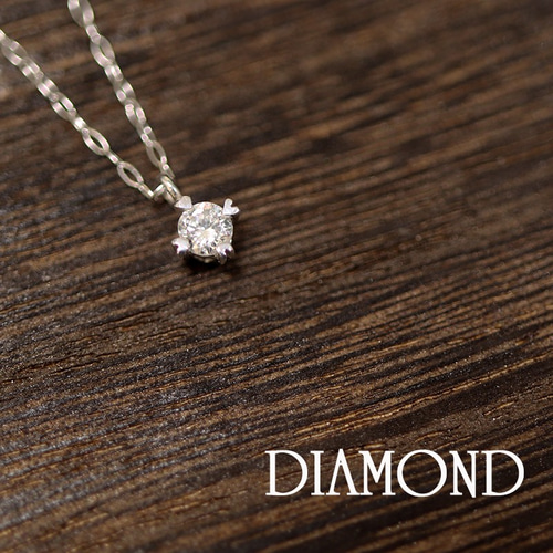 【美品】K18WG 天然ダイヤモンド0.1ct 輝く上品ネックレス 楽天市場】K18 天然 ダイヤモンド 0.1ct スクエア 一粒 ネックレス