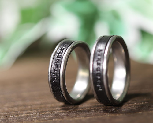 berangkat （ブランカ）』 レザーリング/ブラック (b-R010) 指輪