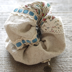 chouchou*Liberty+cotton linen *charm 3枚目の画像