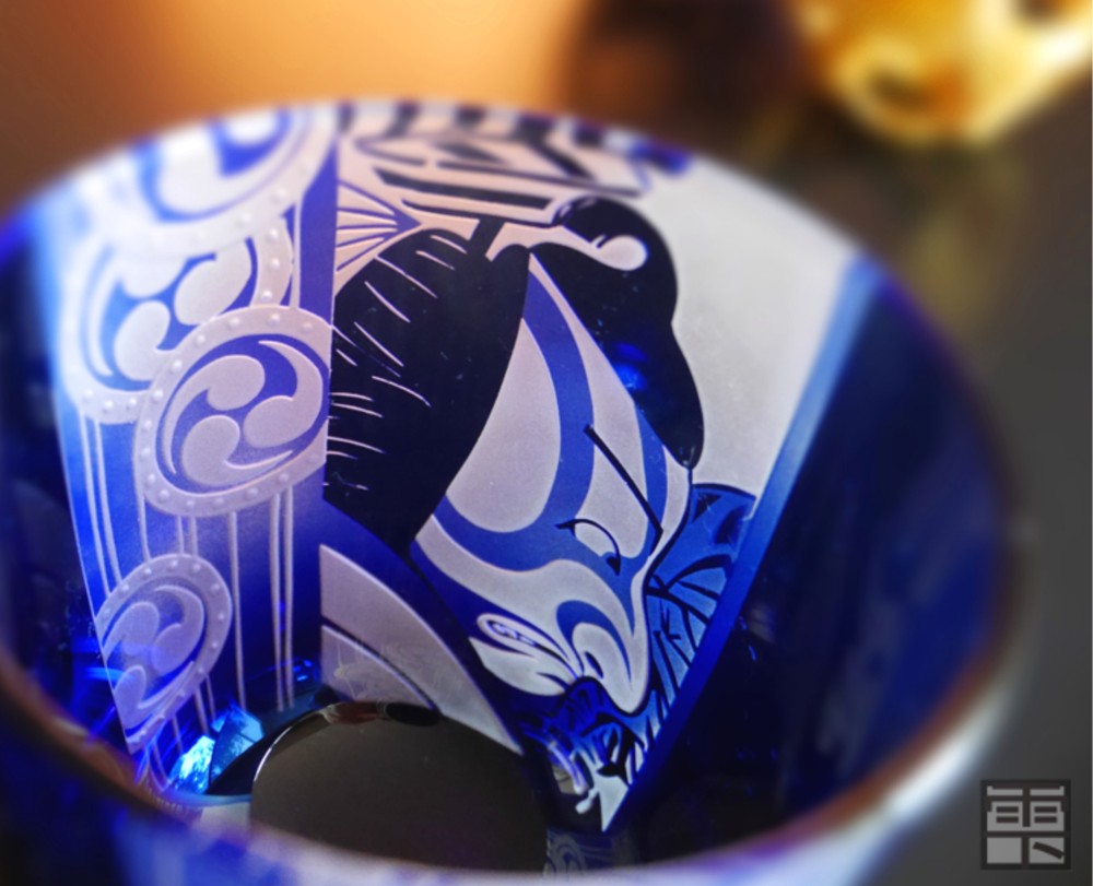 [浮世絵グラス] 五代目市川團十郎