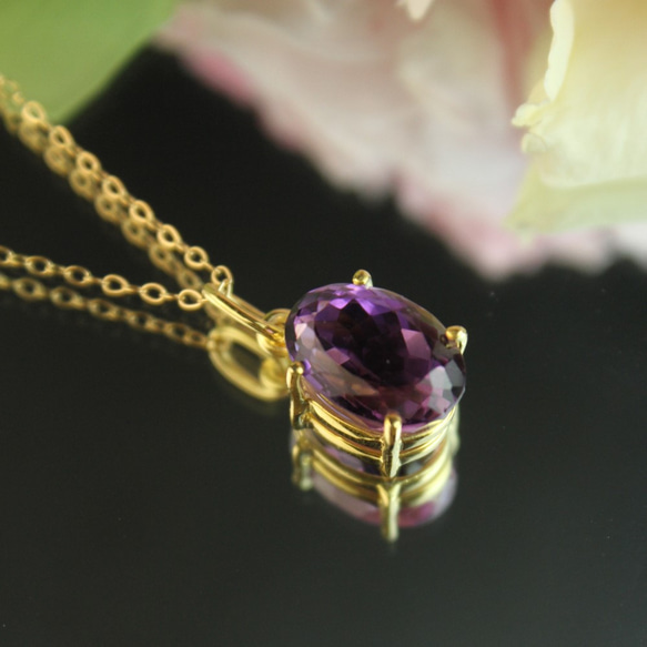 素敵な模様 ピカソジャスパー月のネックレストップ14kgf