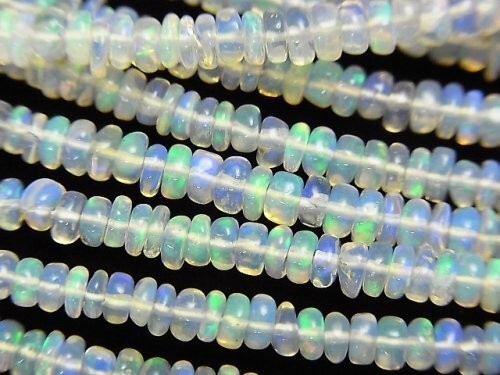 【1個限定】【希少石】*ミスティックカイヤナイト*プレシャスオパール*14Kgf たわわピアス