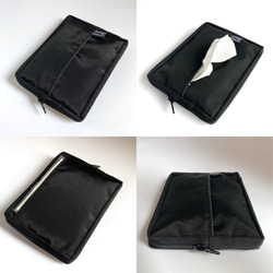 【3way】ポシェット サコッシュ 巾着バッグに最適♪携帯かさばらない ティッシュケース付きミニポーチ《選べる2タイプ》 3枚目の画像