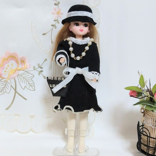 リカちゃんワンピース/(6点セット)着せ替え用お洋服&バッグetc 
