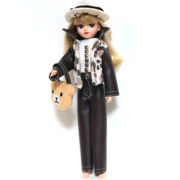 ハンドメイド服　22センチドール　 セット　まとめ913 ハンドメイド服 22センチドール セット まとめ913 ヒョウc/(5点セット