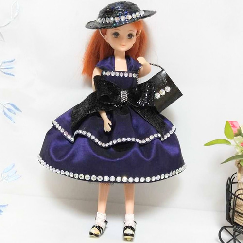 着せ替え用【6点セット】リカちゃんお洋服&バッグetc/ハンドメイドです 